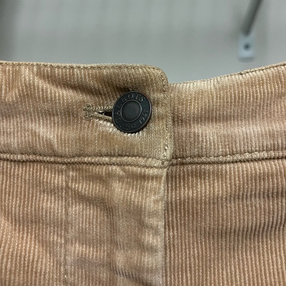 EUC Host Pick Talbots Size 8 Petite Tan Mini Skirt With Pockets - Picture 3 of 9